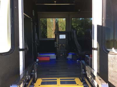 Inside Handicap Accessible Mini Bus Image